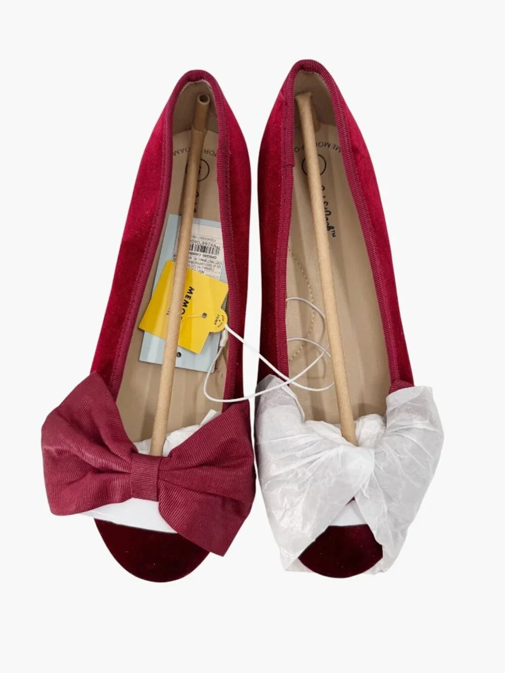 NEW Cat & Jack Girls' Perla Ballet Flats - Red - Size 5